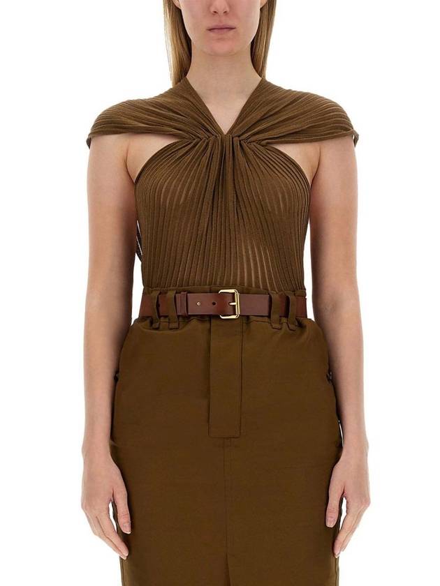 Luxury Saint Laurent Trending 2025 One Shoulder Knit Top 786492Y76PC