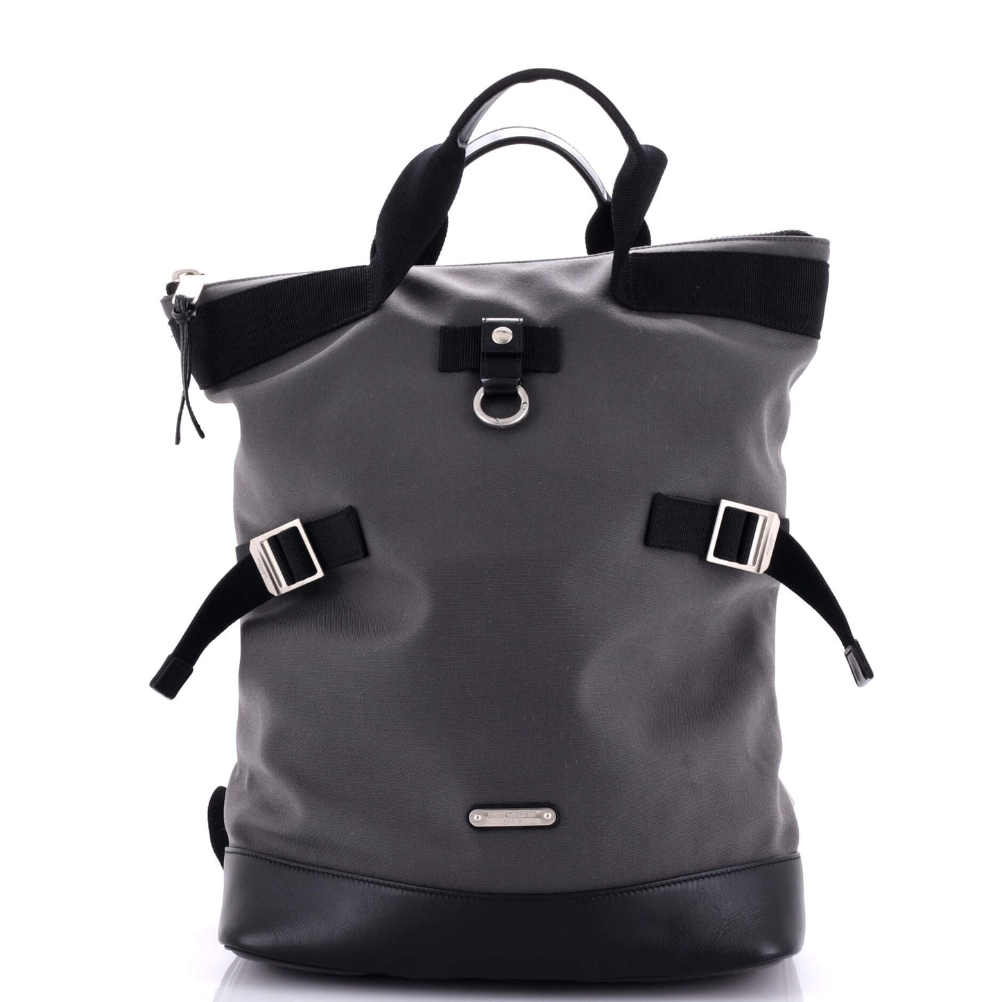 Luxury Saint Laurent Trending 2025 Rivington Race Convertible Backpack Canvas with Leather