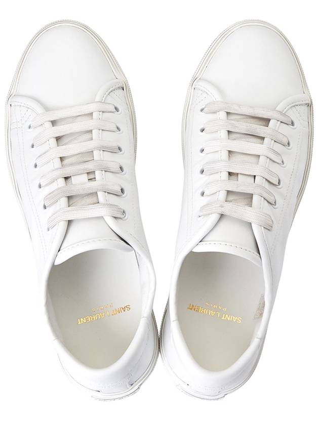 Luxury Saint Laurent Trending 2025 Men's Malibu Low Top Sneakers White