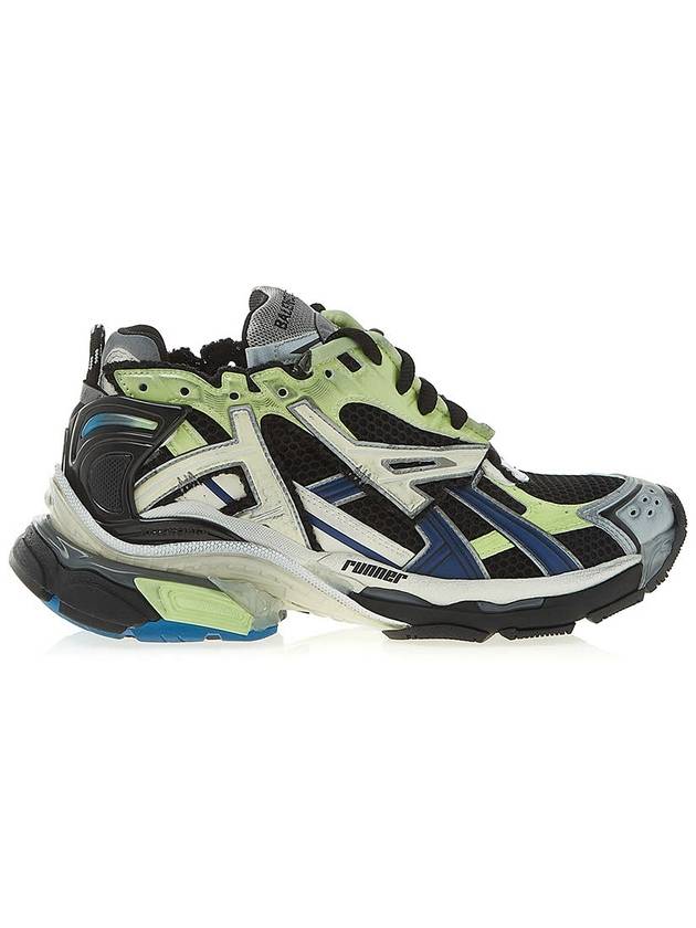 Luxury Balenciaga Trending 2025 Runner Low Top Sneakers Green Black Blue