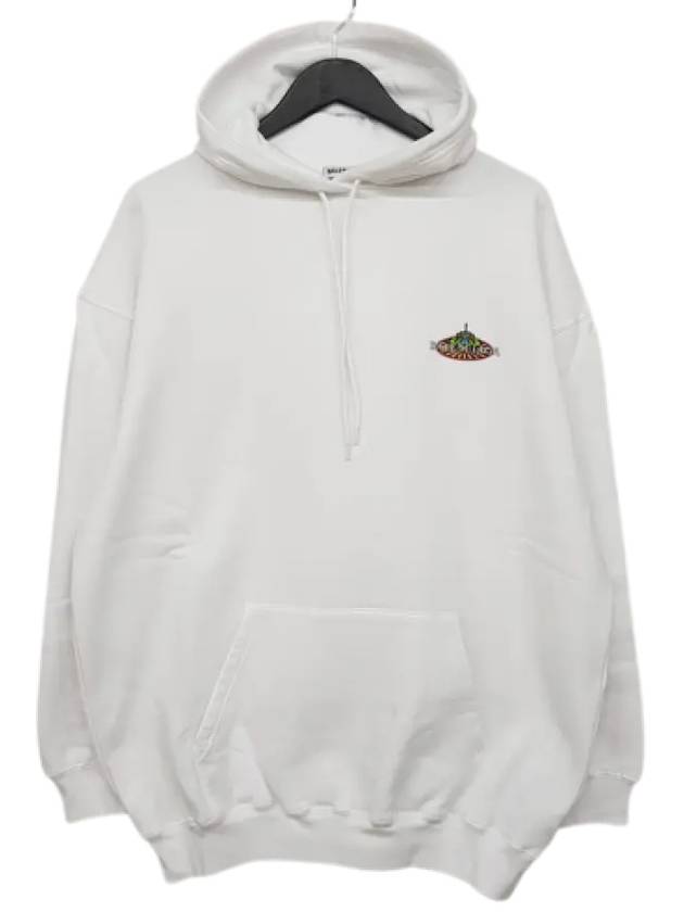 Luxury Balenciaga Trending 2025 Bonjour Oversized Hoodie White