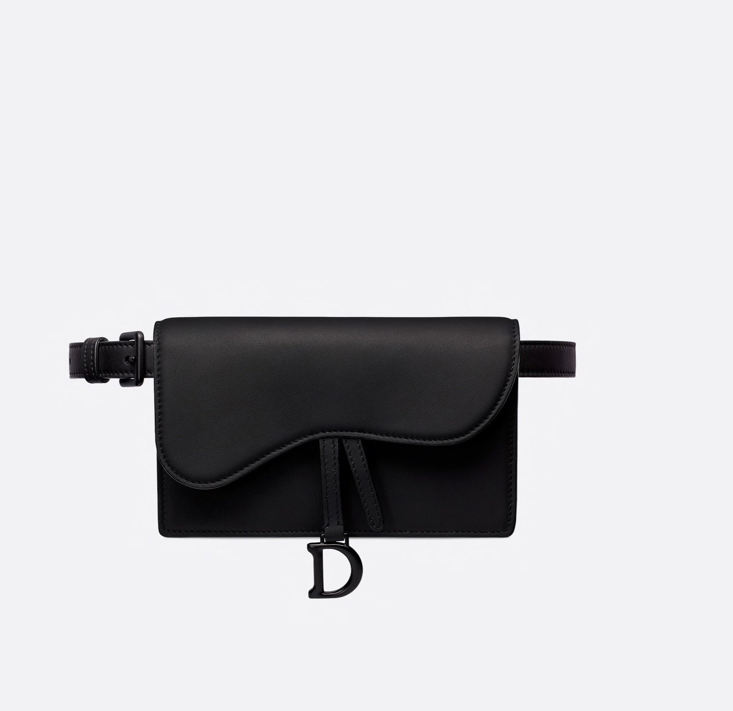 DIOR SADDLE BELT POUCH BLACK MATTE