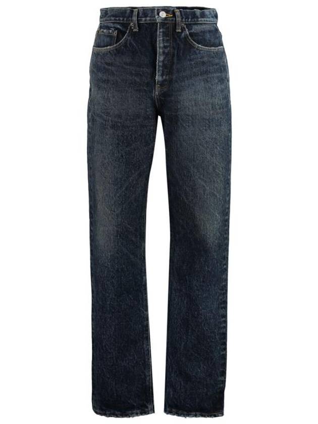 Luxury Balenciaga Trending 2025 Men's Relaxed Jeans Navy