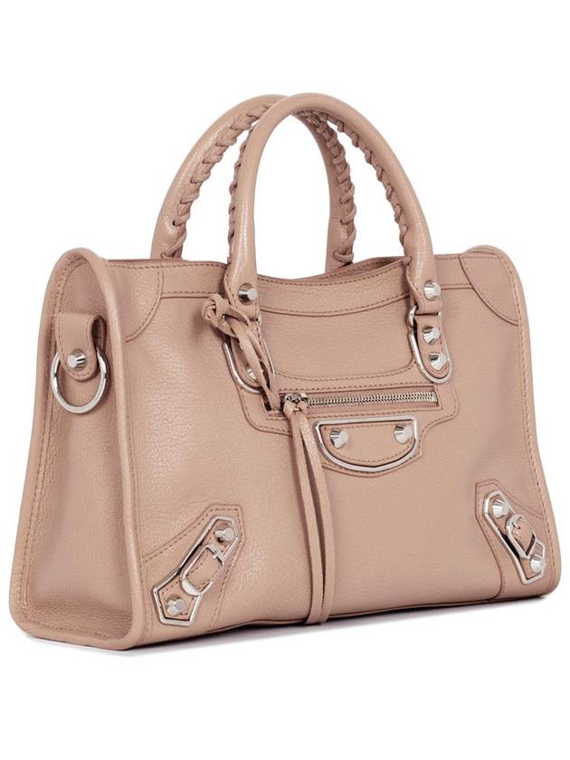 Luxury Balenciaga Trending 2025 Metallic Edge Mini City Tote Bag Pink
