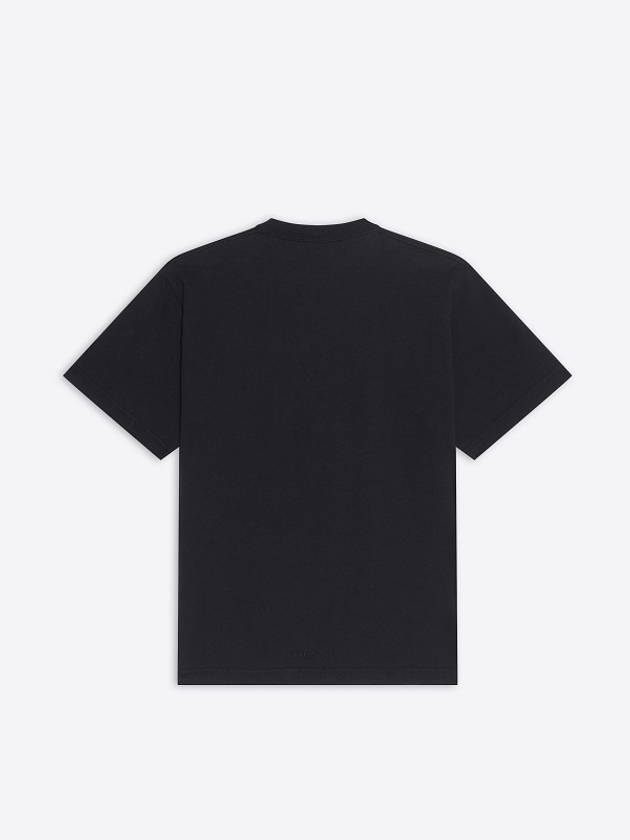 Luxury Balenciaga Trending 2025 WoMen's The Simpsons Printing Small Fit Short Sleeve T-Shirt Black