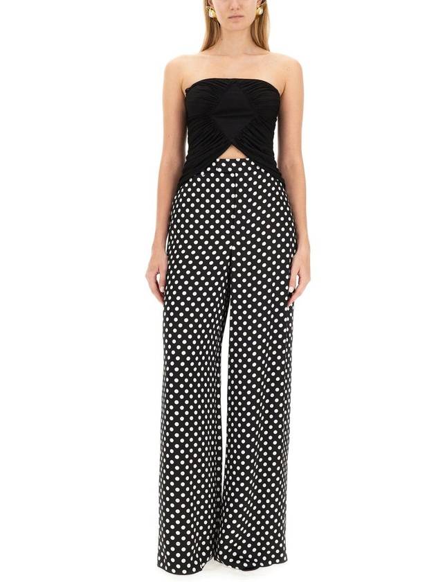 Luxury Saint Laurent Trending 2025 Satin Dot Trousers 744389Y6G761095 B0270441252