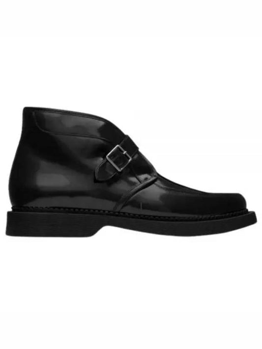 Luxury Saint Laurent Trending 2025 Teddy Monkstrap Black