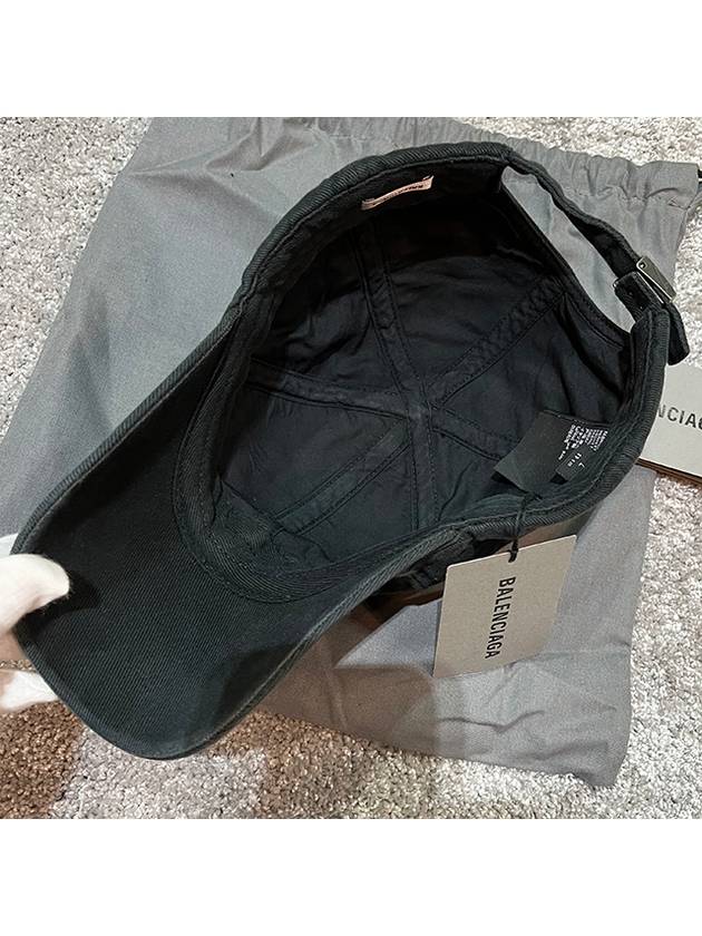 Luxury Balenciaga Trending 2025 Embroidered Property Denim Ball Cap Black