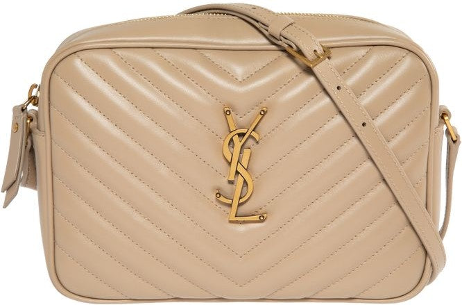 Luxury Saint Laurent Trending 2025 Women's Lou Camera Bag in Darkbeige | 761554DV707