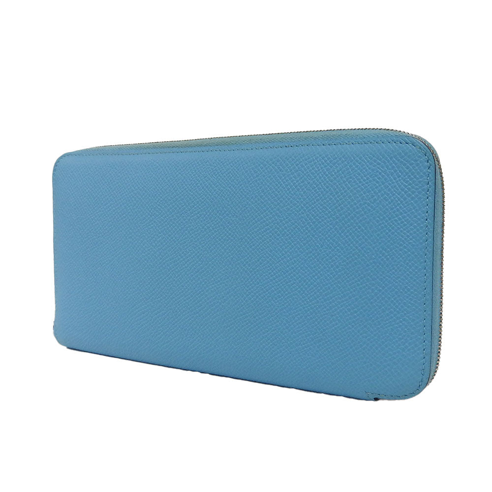 HERMES Long Wallet Purse Epsom Brunol Azap long silk in
