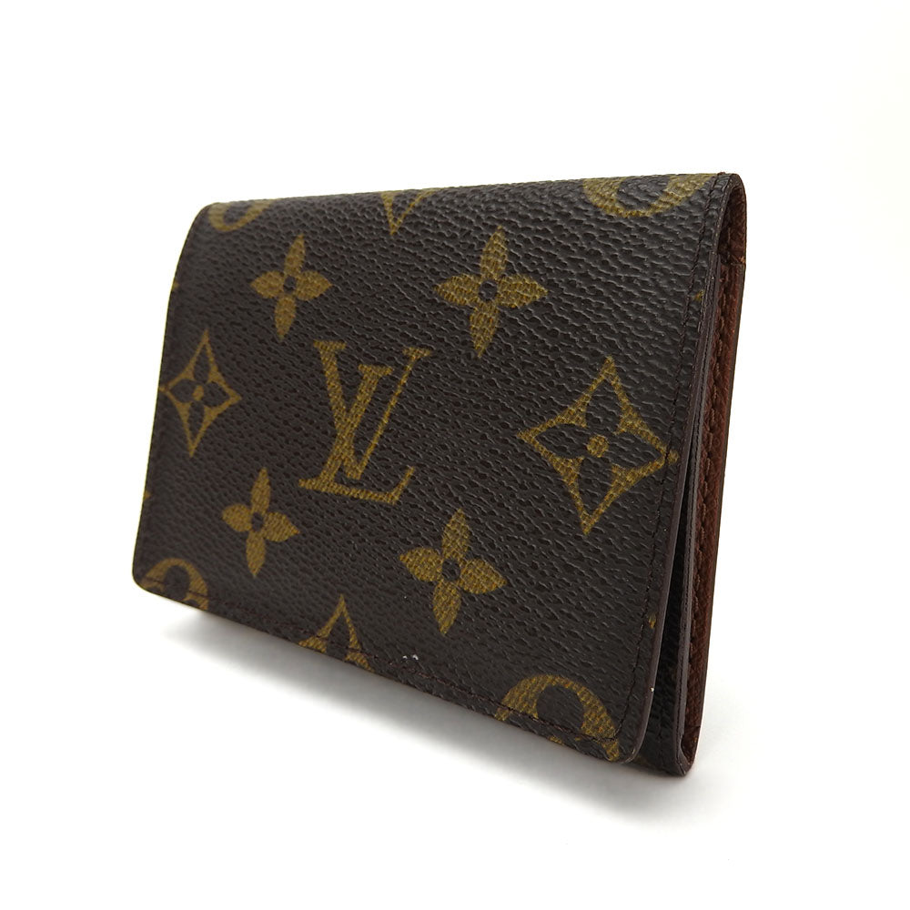 LOUIS VUITTON Card Case M62920 Monogram Brown Annevelt Cult de Visit mens(Unisex)