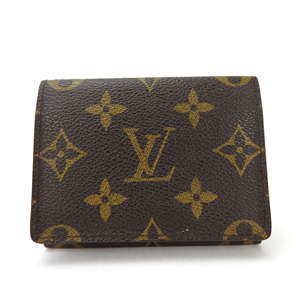LOUIS VUITTON Card Case M62920 Monogram Brown Annevelt Cult de Visit mens(Unisex)