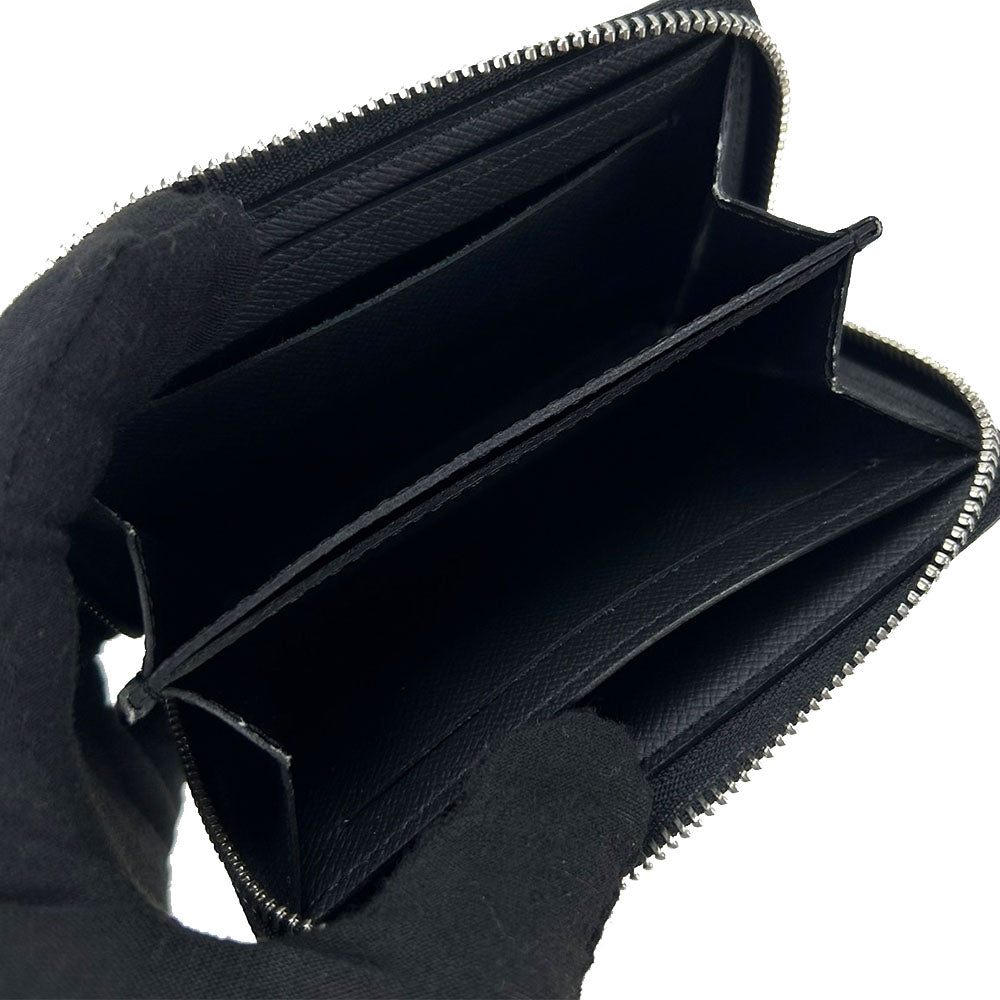 LOUIS VUITTON Coin case M32832 Taiga black Zippy coin purse mens