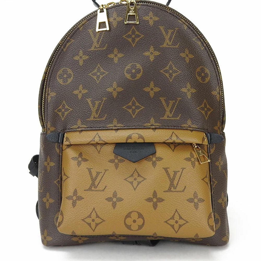 LOUIS VUITTON Backpack M44870 Monogram Reverse , Monogram Brown Palm Springs Women