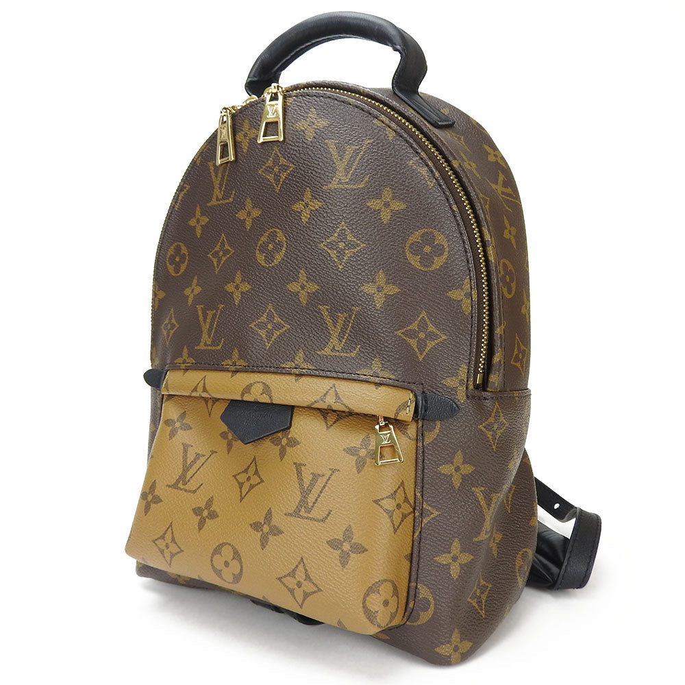 LOUIS VUITTON Backpack M44870 Monogram Reverse , Monogram Brown Palm Springs Women