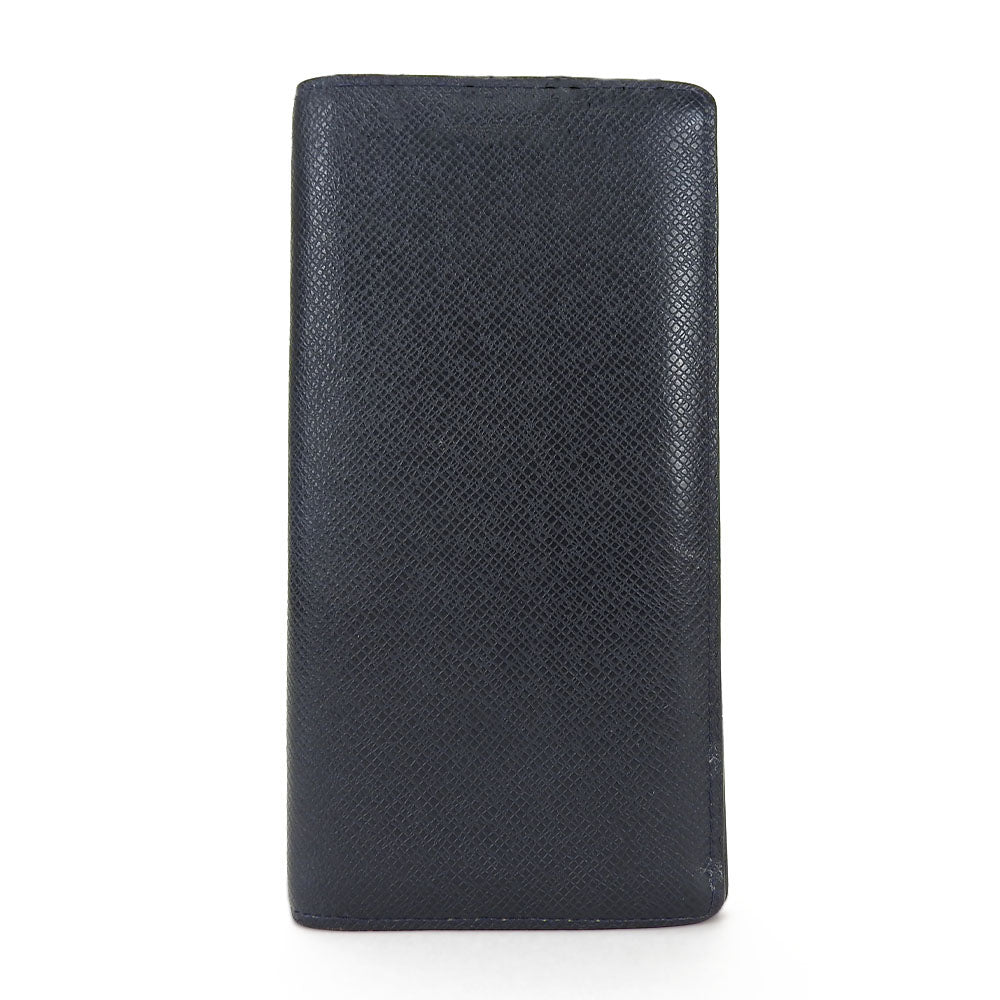 LOUIS VUITTON Long Wallet Purse Taiga Dark navy Portefeuille Blaza mens