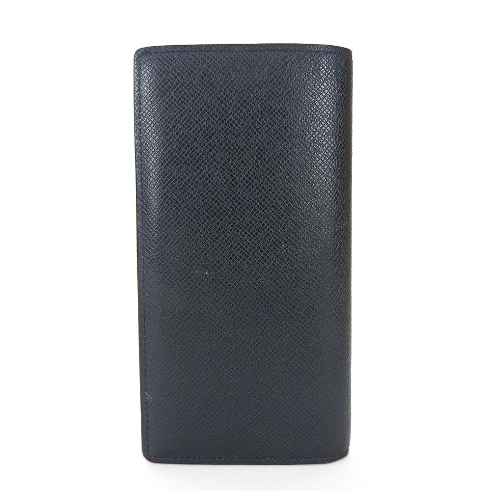 LOUIS VUITTON Long Wallet Purse Taiga Dark navy Portefeuille Blaza mens