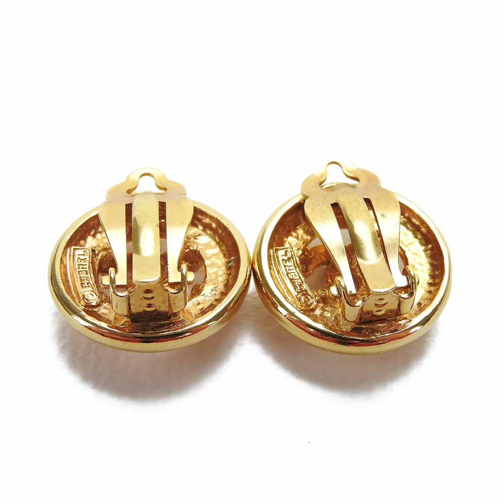 CHANEL Earring metal gold Women