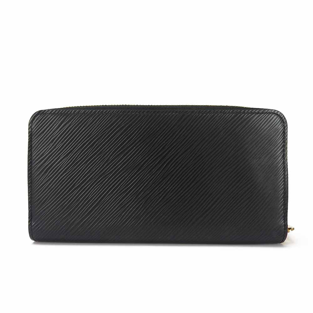LOUIS VUITTON Long Wallet Purse M63991 Epi Leather Noir Love Lock Zippy Wallet Women