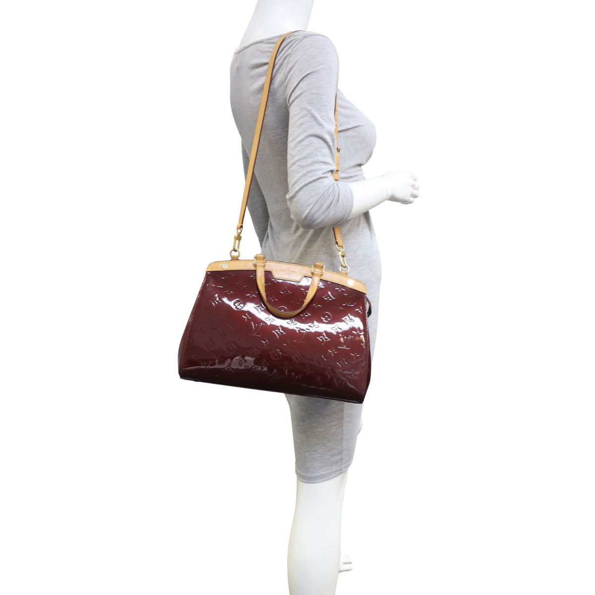 Louis Vuitton Brea MM Monogram Vernis
