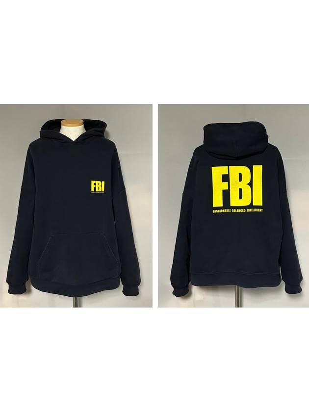 Luxury Balenciaga Trending 2025 FBI Tiger Logo Reversible Hoodie 110
