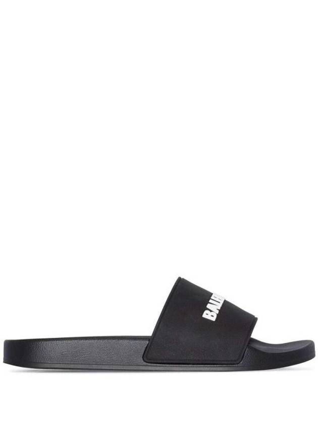 Luxury Balenciaga Trending 2025 Men's Logo Full Slippers Black