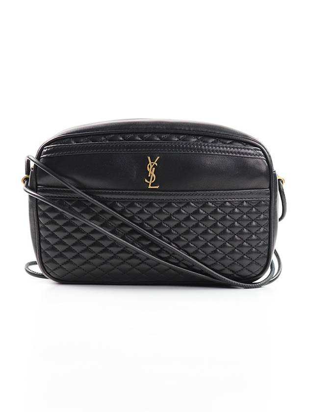 Luxury Saint Laurent Trending 2025 Victoire Quilting Cross Bag Black