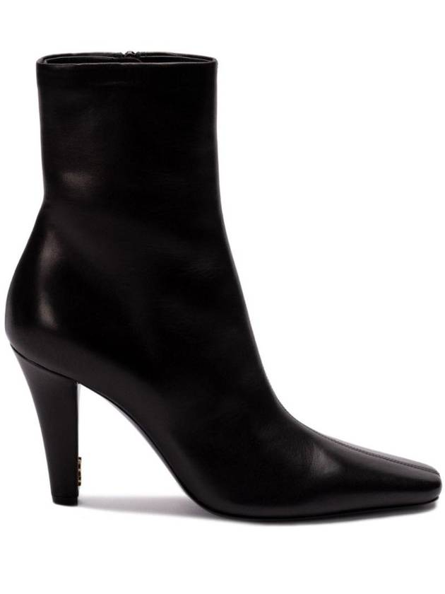 Luxury Saint Laurent Trending 2025 Jill Leather Ankle Boots Black