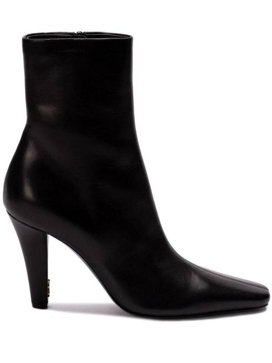 Luxury Saint Laurent Trending 2025 Jill Leather Ankle Boots Black
