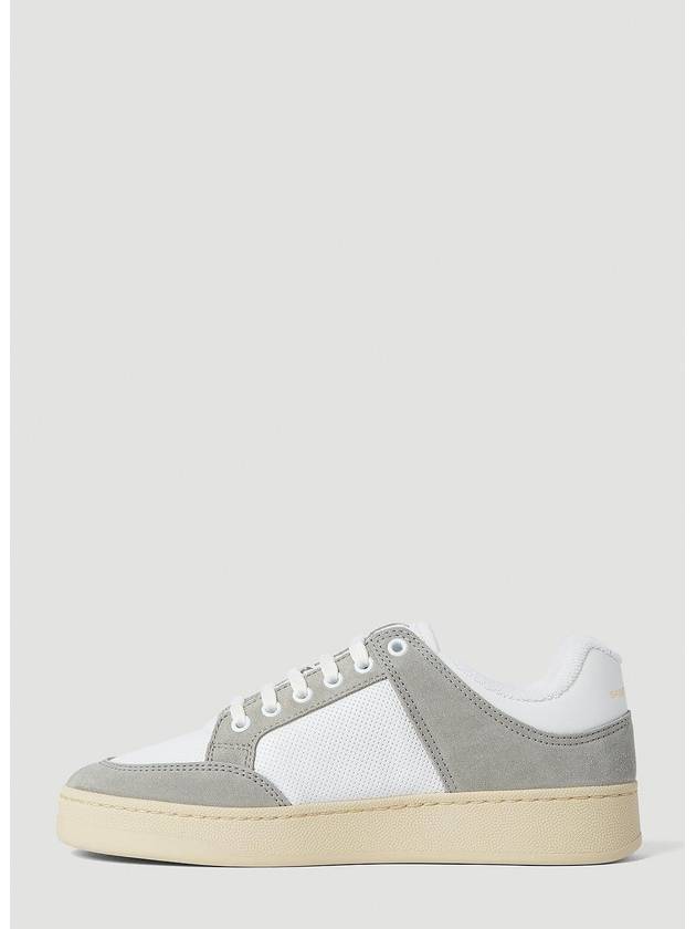 Luxury Saint Laurent Trending 2025 SL 61 Suede Low Top Sneakers White