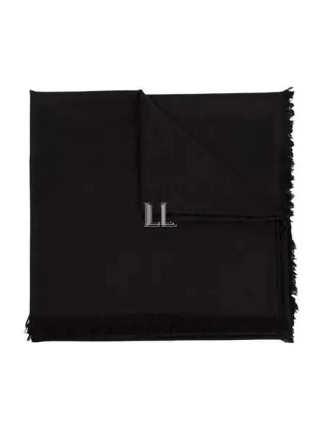 Luxury Saint Laurent Trending 2025 Monogram Square Large Scarf Black