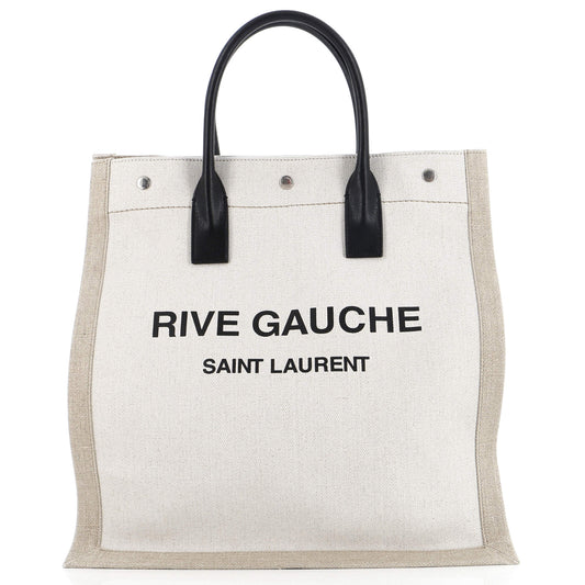 Luxury Saint Laurent Trending 2025 Rive Gauche Shopper Tote Canvas Tall