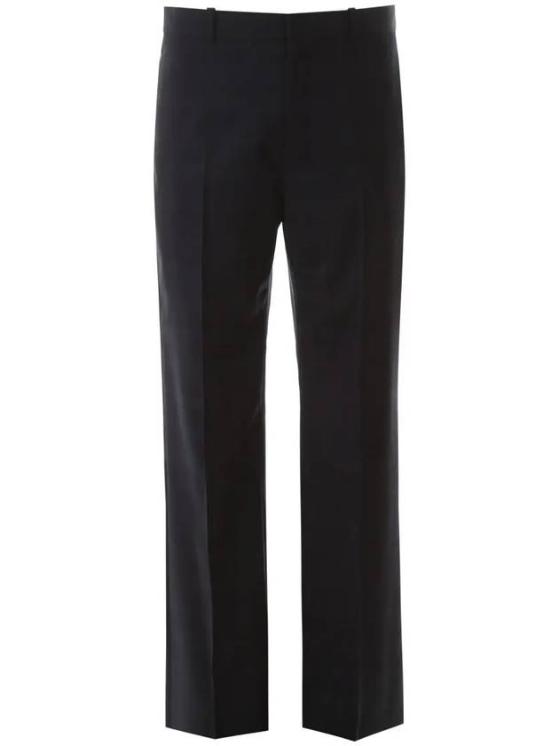 Luxury Balenciaga Trending 2025 Checked Straight Pants Navy