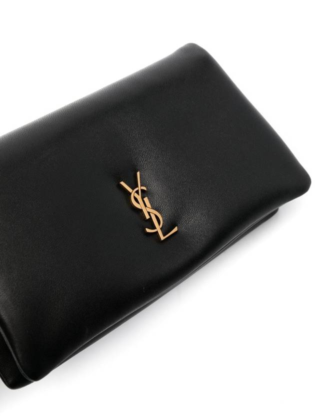 Luxury Saint Laurent Trending 2025 24SS Wallet 6569910 790497 AACX7 1000 BLACK
