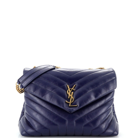 Luxury Saint Laurent Trending 2025 Loulou Shoulder Bag Matelasse Chevron Leather Medium