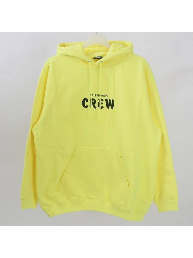 Luxury Balenciaga Trending 2025 Logo Print Cotton Hoodie Yellow
