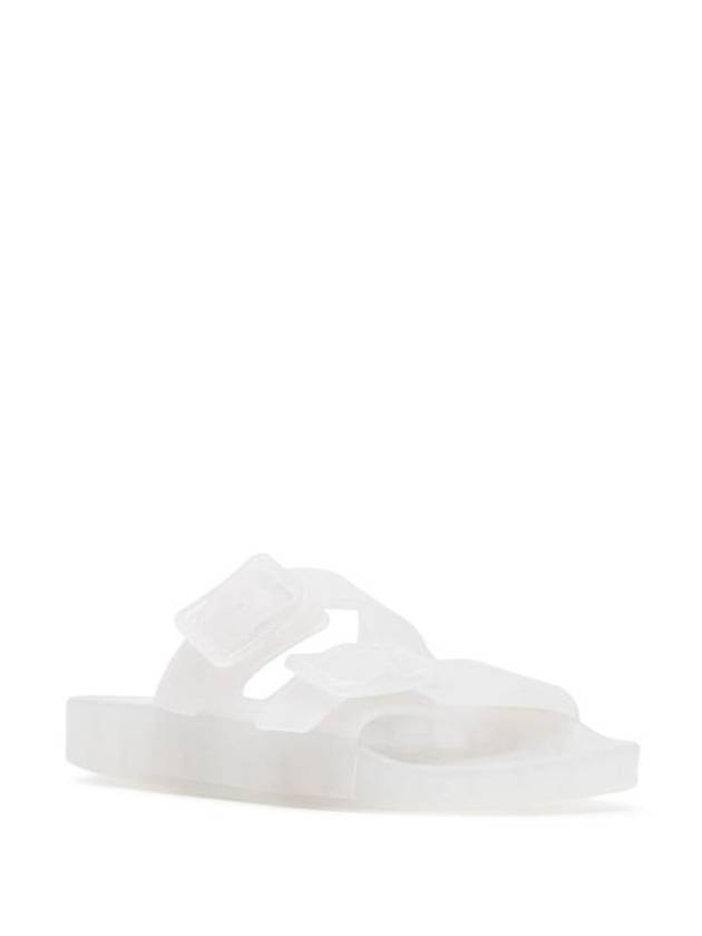 Luxury Balenciaga Trending 2025 Mallorca Clear Rubber Slippers White