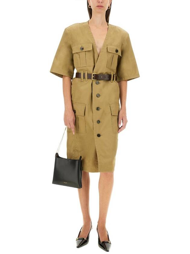 Luxury Saint Laurent Trending 2025 Luxury Saint Laurent Trending 2025 "Saharienne" Dress