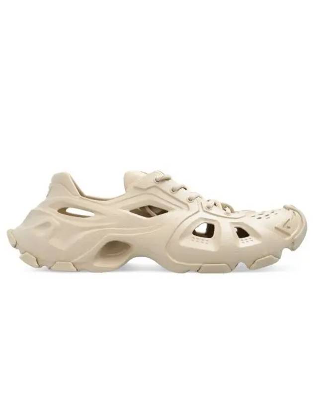 Luxury Balenciaga Trending 2025 HD Rubber Sole Cut-Out Low Top Sneakers Beige