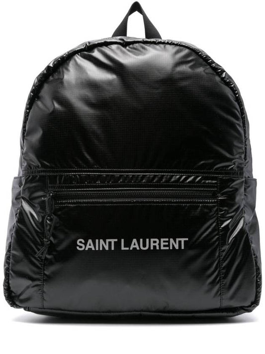 Luxury Saint Laurent Trending 2025 Nuxx Backpack In Nylon Backpack Black