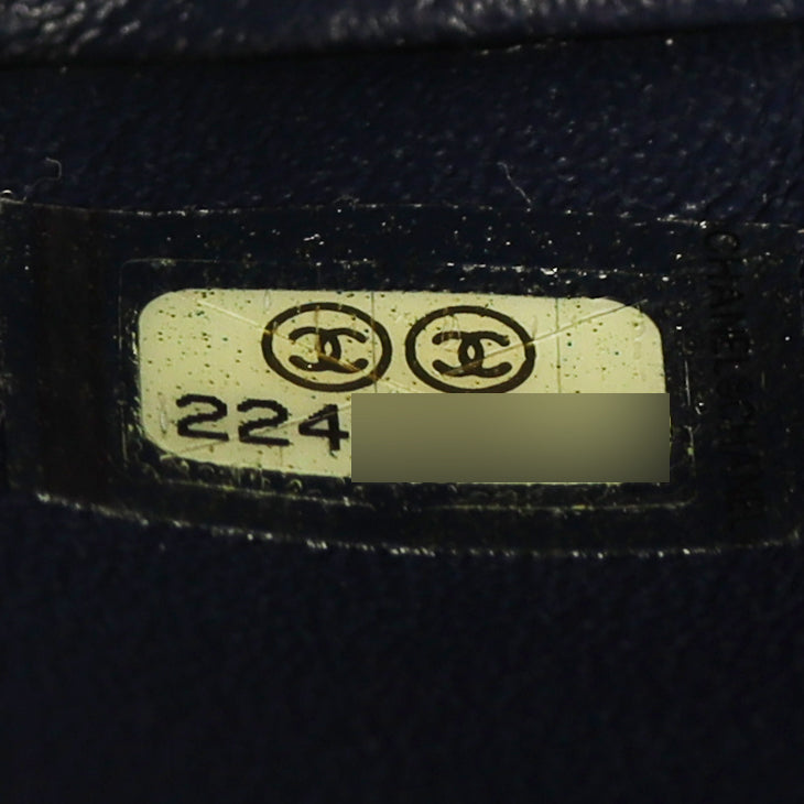 Chanel Classic Double Flap Jumbo | Navy Blue Lambskin