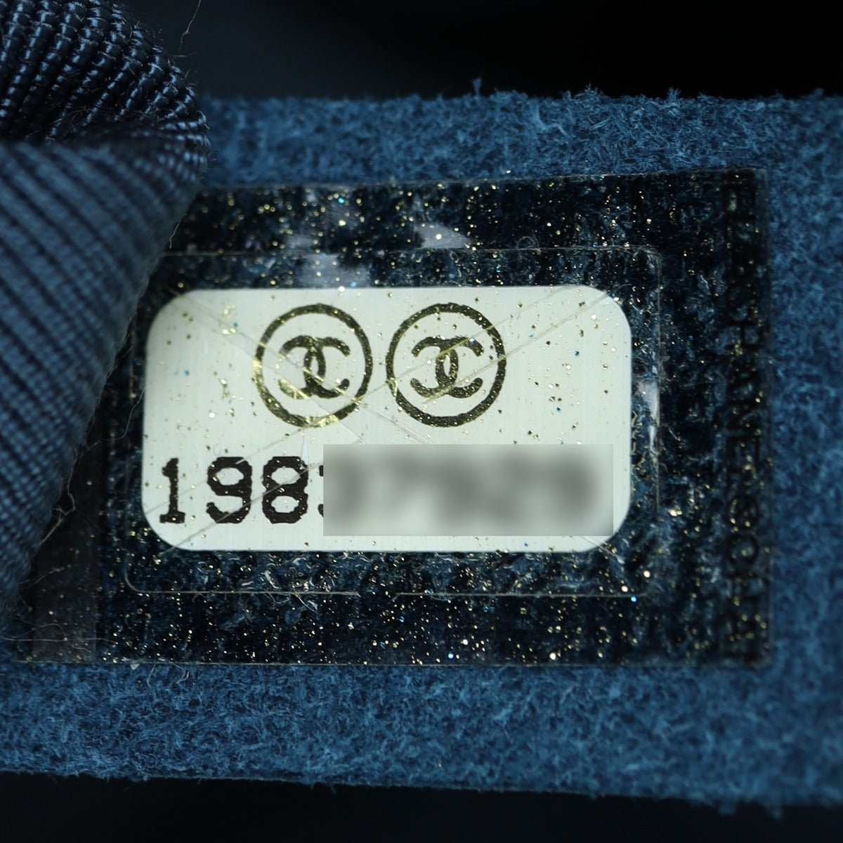Chanel Boy Old Medium | Blue 19 Series