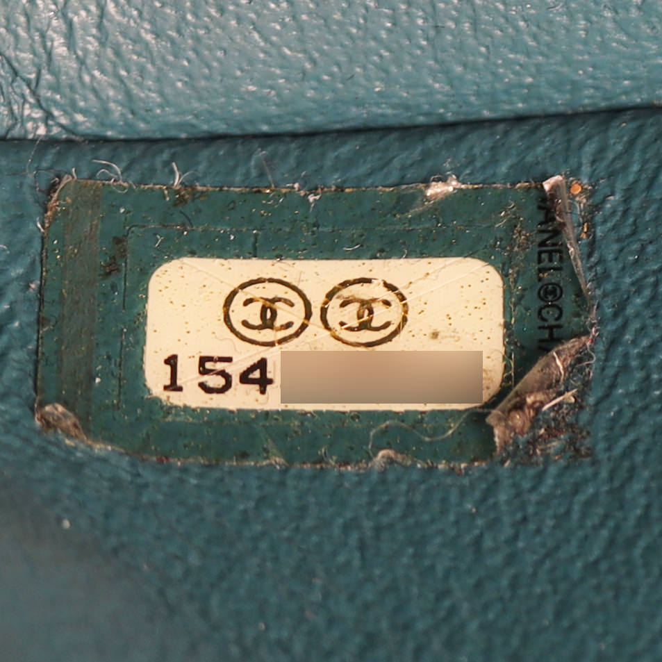 Chanel Classic Double Flap Jumbo | Teal Blue