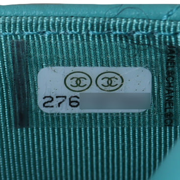 Chanel Classic Wallet on Chain | Sea Foam Green