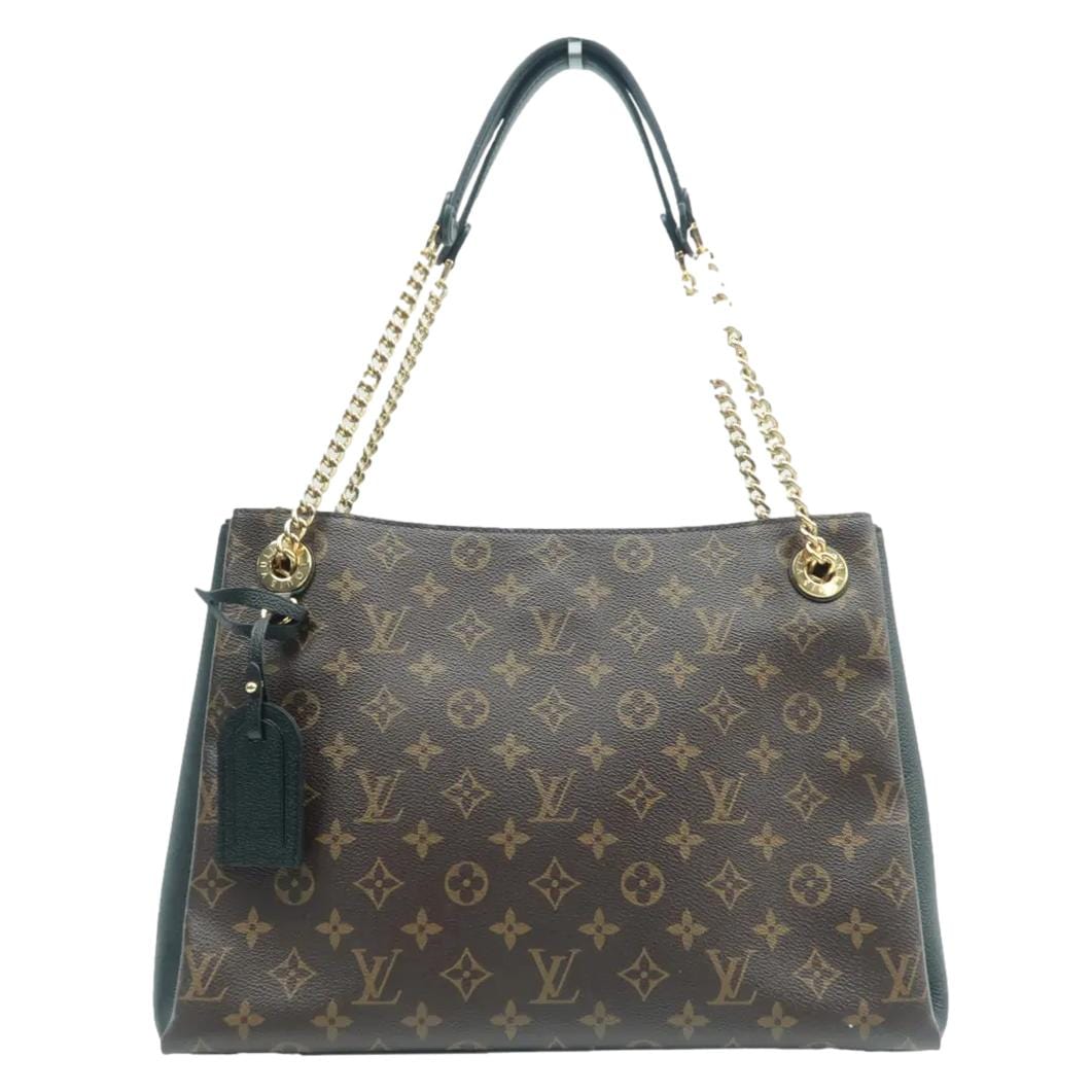 LOUIS VUITTON Surene MM Monogram Canvas Shoulder Bag Black