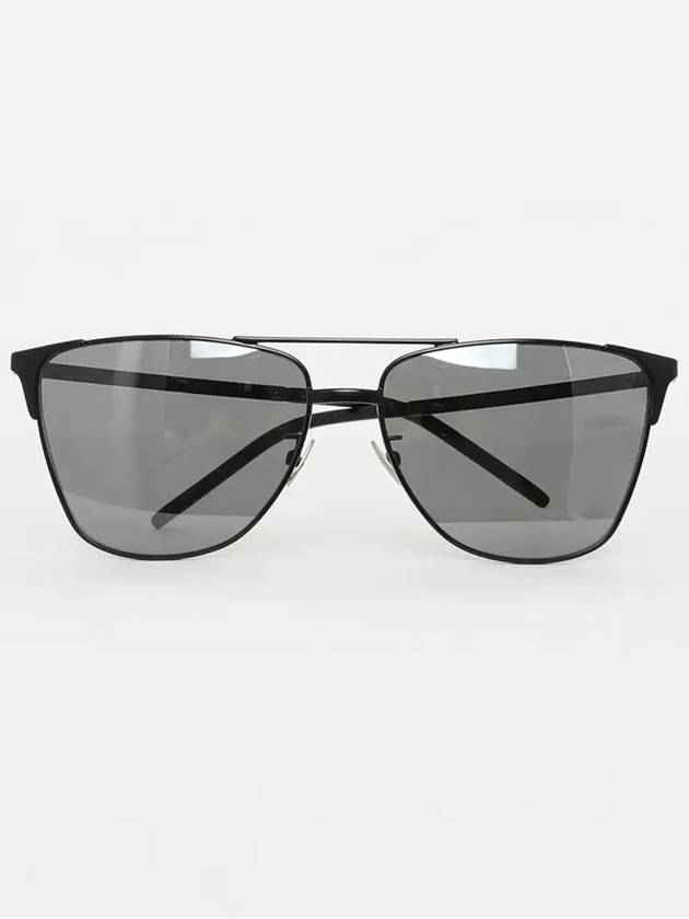 Luxury Saint Laurent Trending 2025 Eyewear Aviator Metal Sunglasses Black