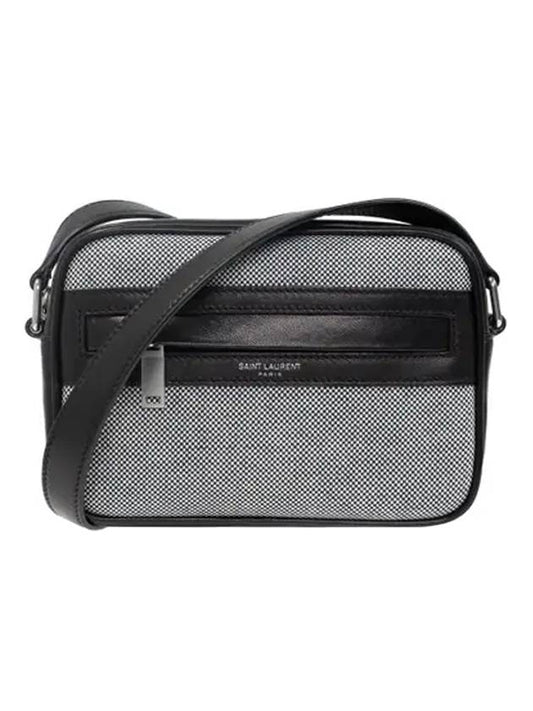 Luxury Saint Laurent Trending 2025 Camp Camera Cross Bag Black