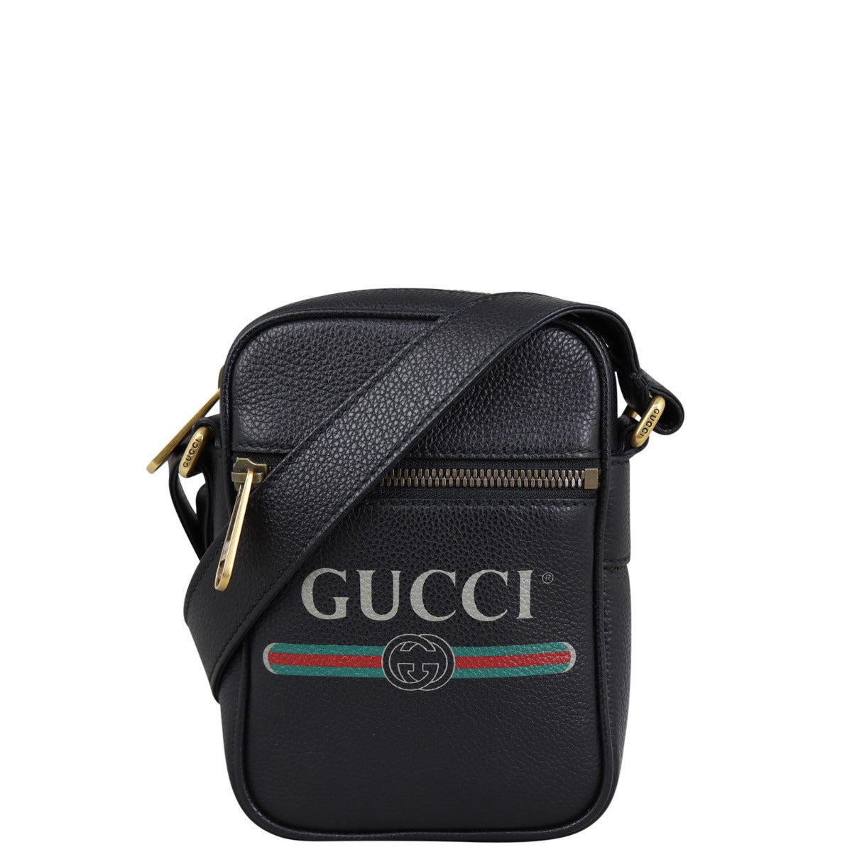 Gucci Logo Print Messenger