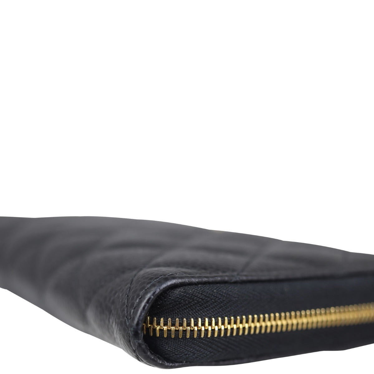 Chanel Classic Long Zipped Wallet | Gold Hardware