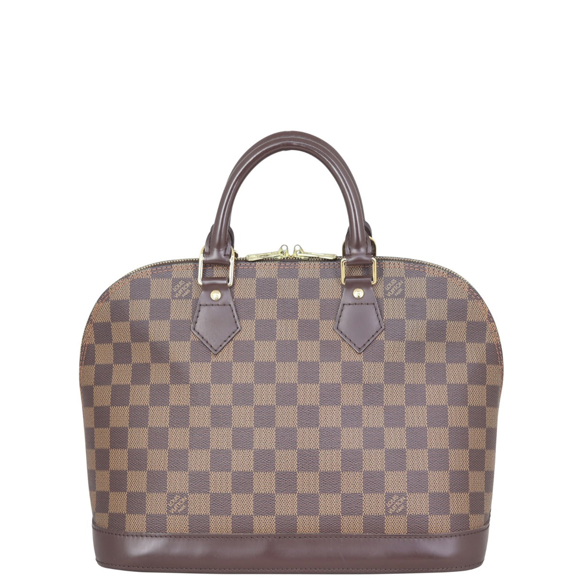 Louis Vuitton Alma PM Damier Ebene | Gold Brass Hardware